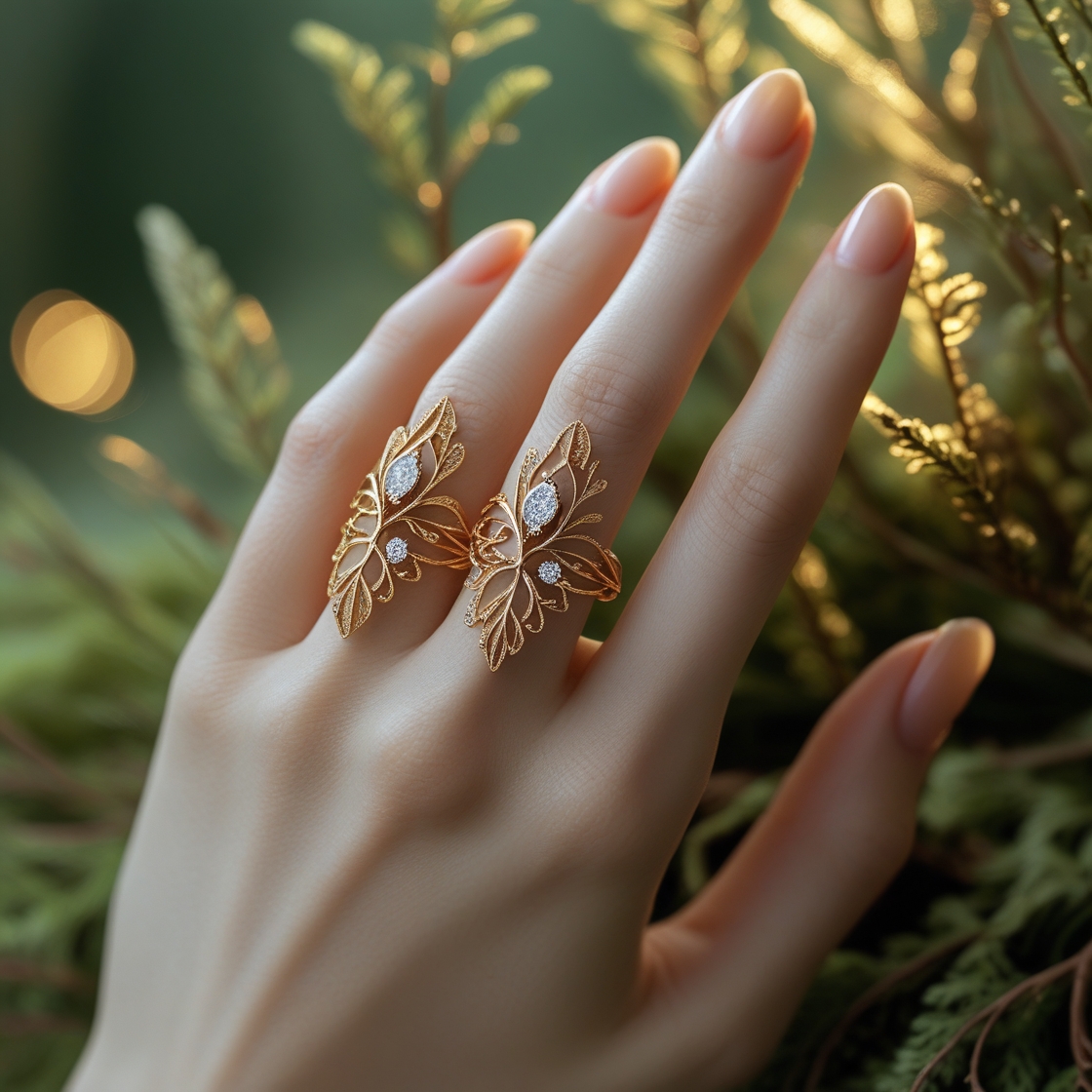 Leonardo_Phoenix_10_A_delicate_natureinspired_ring_adorned_wit_1